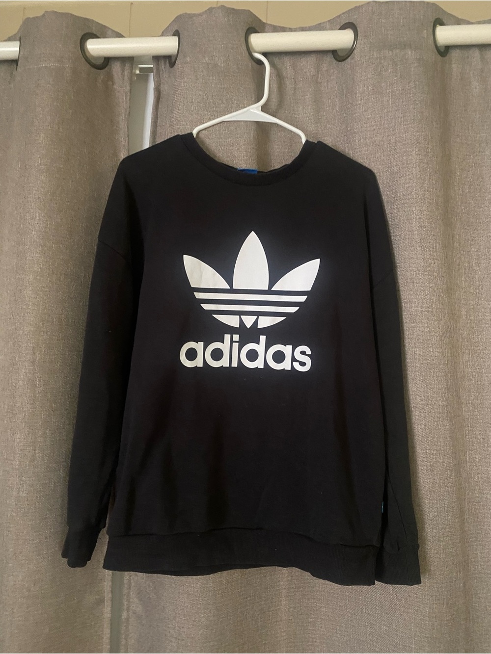 Adidas Black Crewneck Sweatshirt